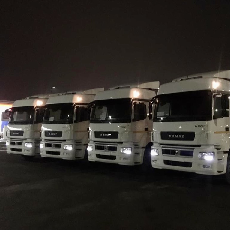 Тягачи КАМАЗ-5490 едут в Краснодарский край