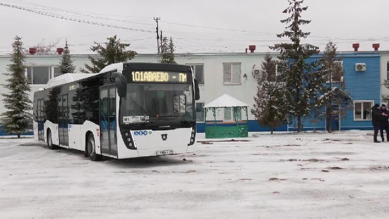 Тестирование автобуса НЕФАЗ в Костроме