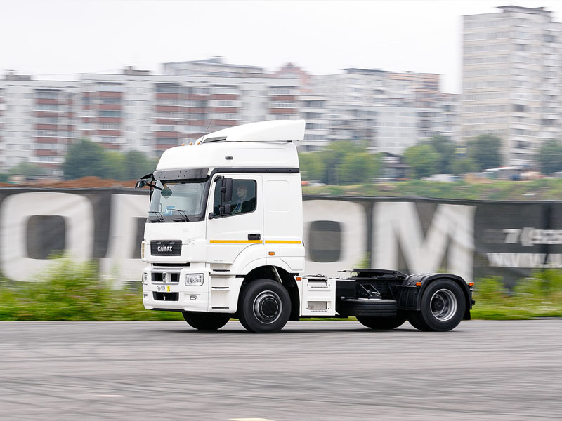 Тест-драйв тягача КАМАЗ-5490 NEO в Москве