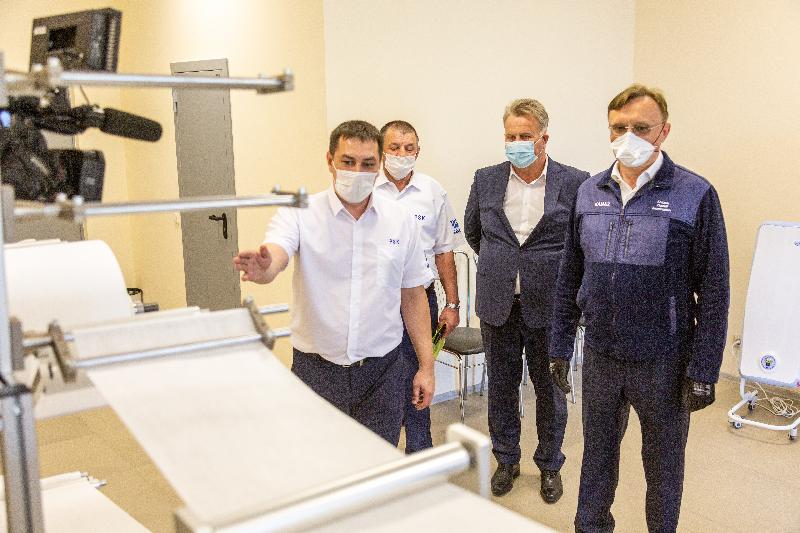 «КАМАЗ» запускает линию по производству защитных масок «КАМАЗ» запускает линию по производству защитных масок